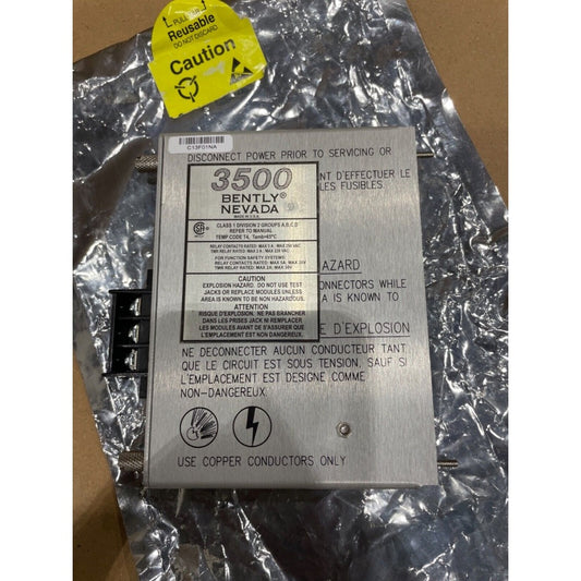 Bently Nevada 125840-01 3500/15 Power Supply I/O Module PLC Module Brand new in Stock