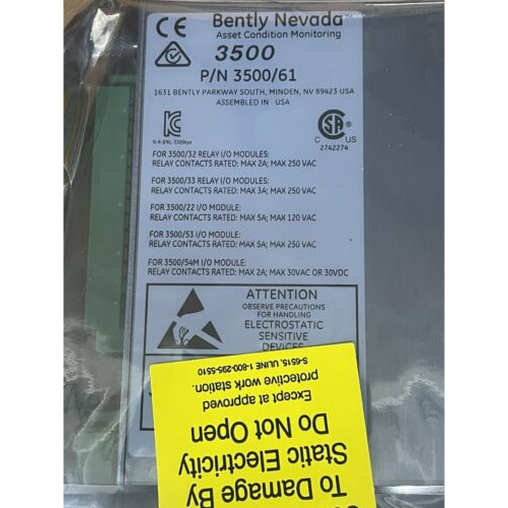 Bently Nevada 133819-02 PLC Module Brand new in Stock