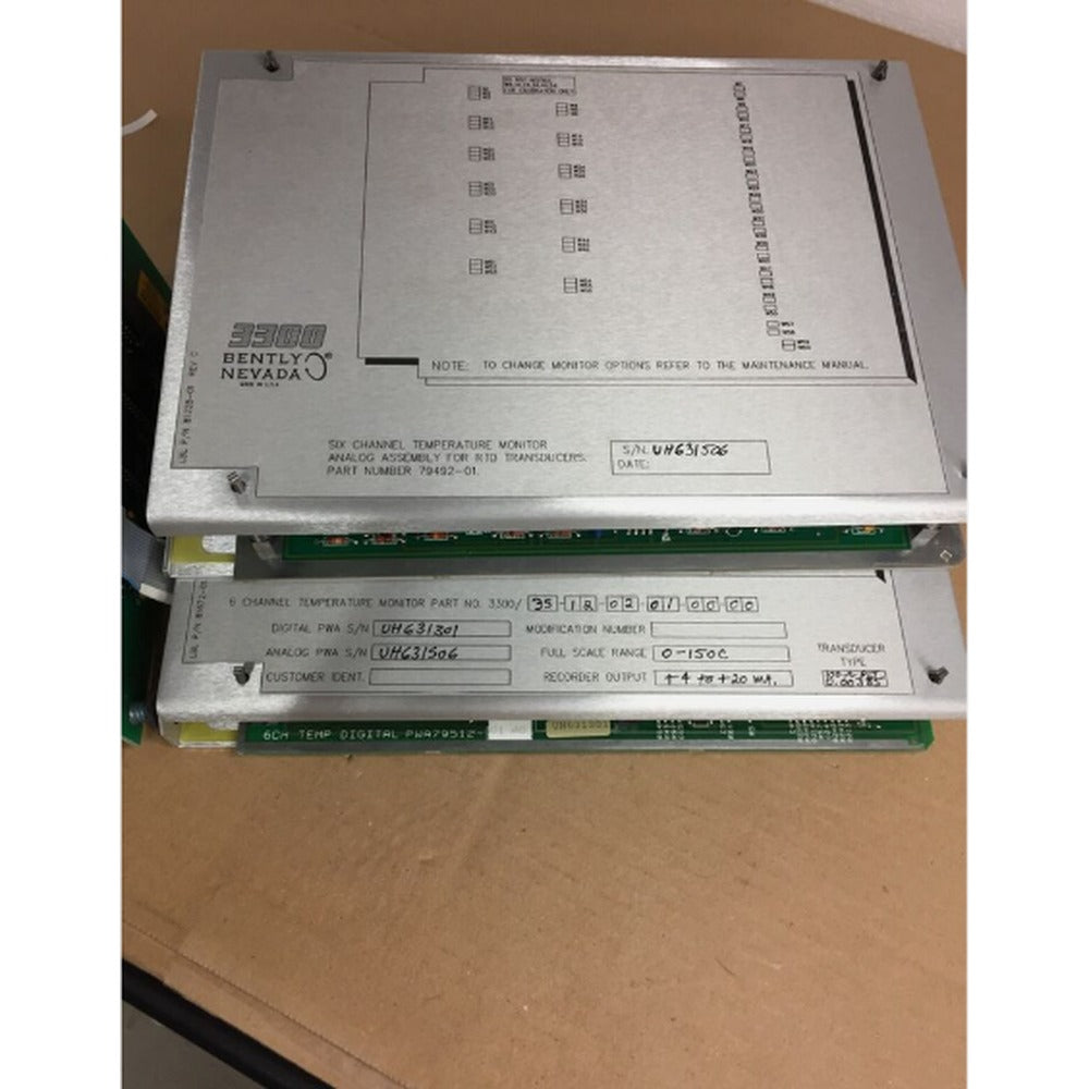 BENTLY NEVADA 3300/35 79492-01 Temperature Monitor high quality and brand new