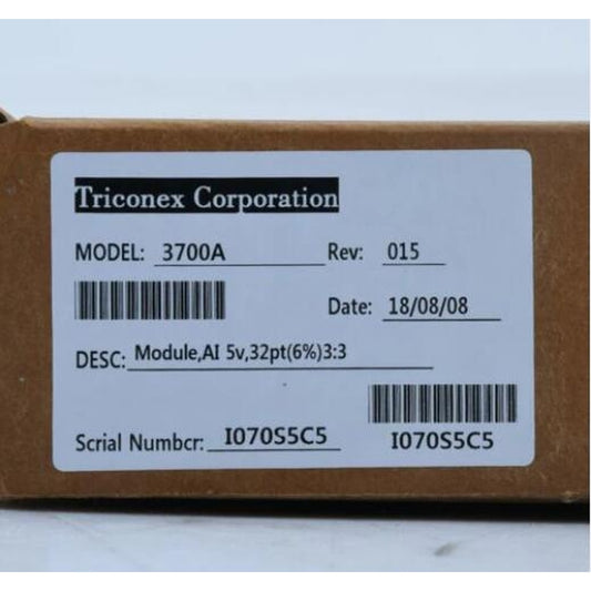 Triconex 3700A Analog Input Module Brand new in Stock