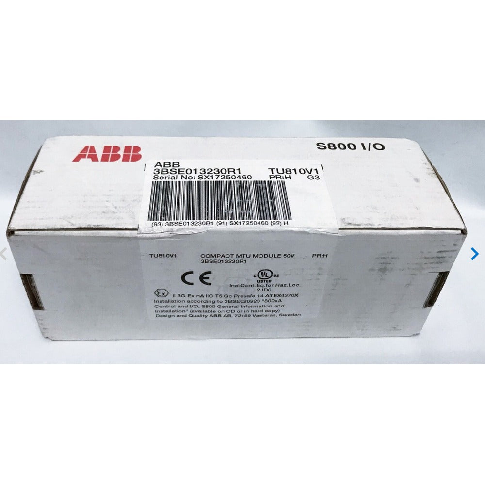ORIGINAL AND NEW ABB 3BSE013230R1/TU810V1