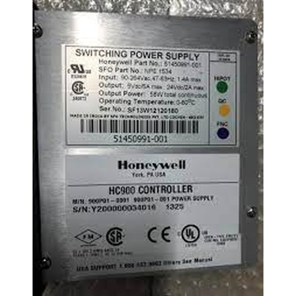 Honeywell 900P01-0201 120/240VAC 60W-SIL Power Supply