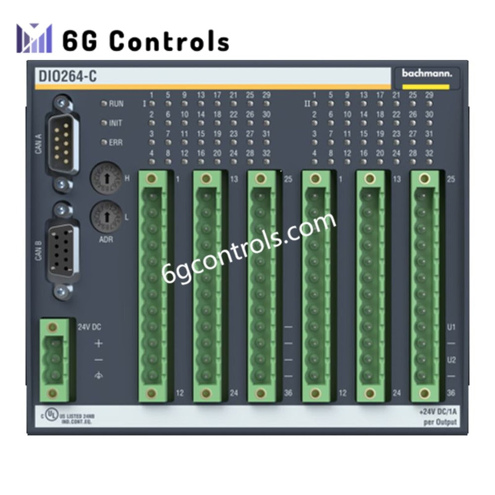 Bachmann DIO264-C-A60 CAN Slave Digital Input/Output Module