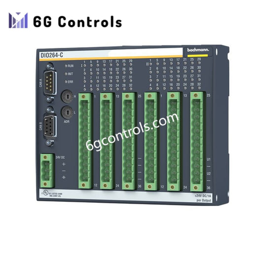 Bachmann DIO264-C-A60 CAN Slave Digital Input/Output Module