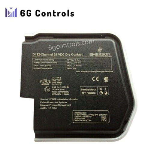 EMERSON KJ3203X1-BK1 S-Series DI 32-Channel 24 VDC Dry Contact Card