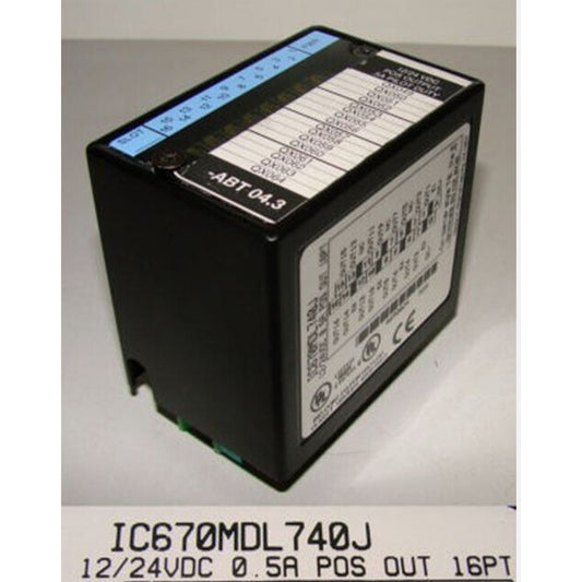GE IC670MDL740J Output Module good service and original package
