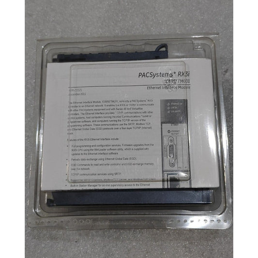 GE IC695ETM001 Ethernet Module W/ Switch new and original