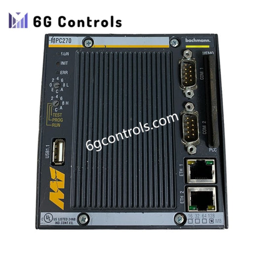 Bachmann MPC270-128/512MB Industrial Processor Module