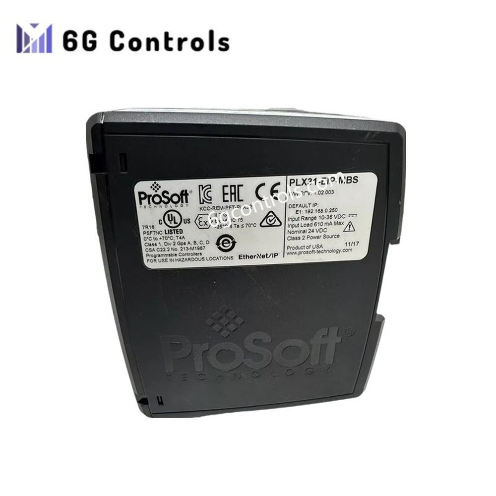 PROSOFT PLX31-EFP-MBS EtherNet/IP to Modbus Serial Gateway