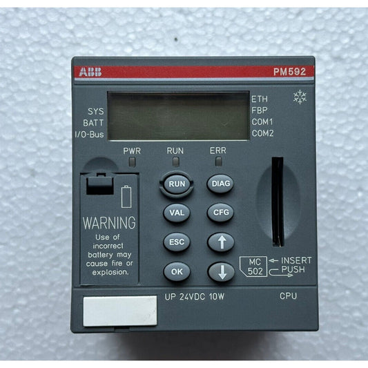 ABB PM592-ETH Central processing unit original and good service