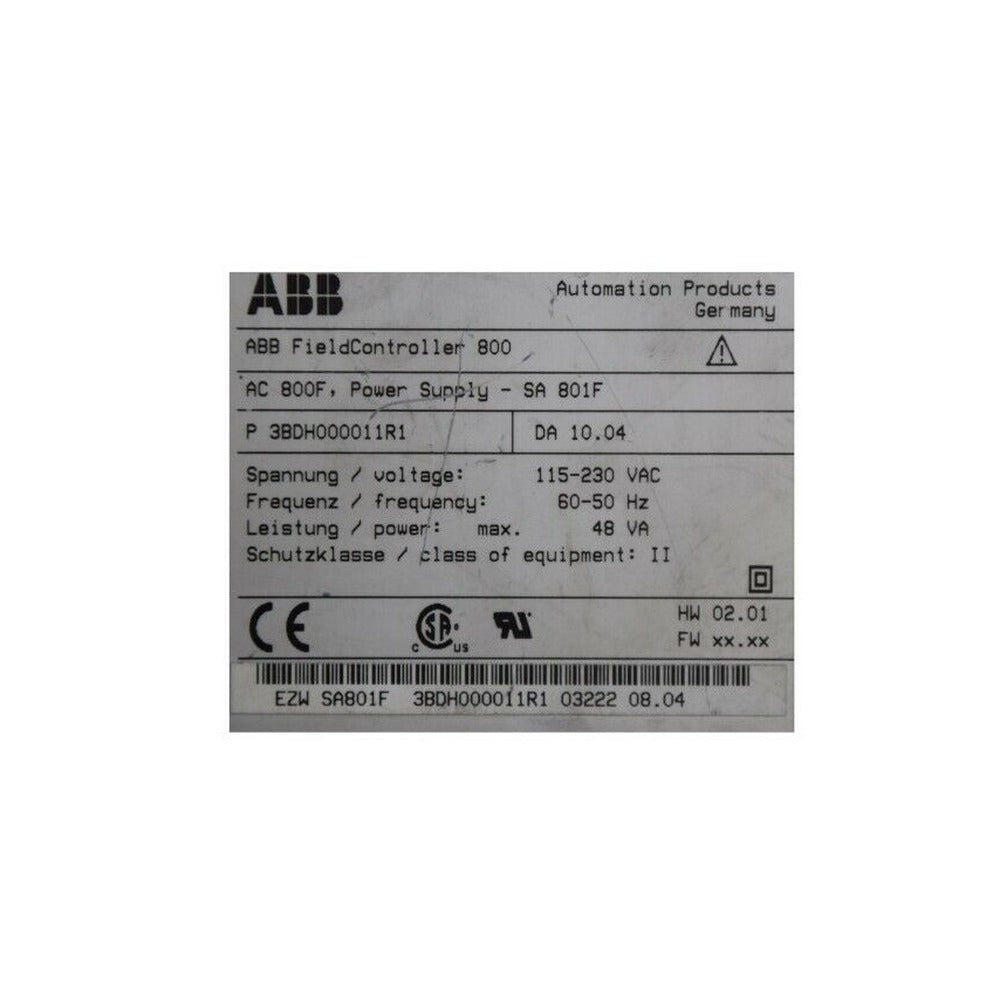 ABB SA801F 3BDH000011-REF POWER SUPPLY good service and original