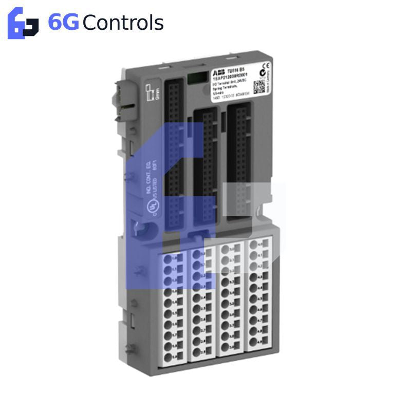 ABB TU516 B4 واحد ترمینال I/O S500 با ترمینالهای فنری