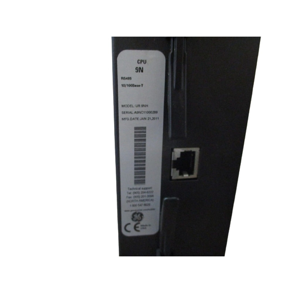 GE Multilin UR-9NH UR9NH CPU Module RS485 10/100BASE-T