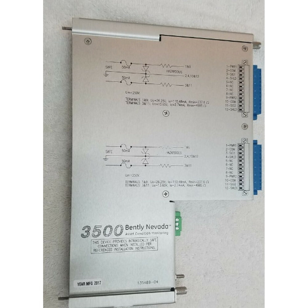 BENTLY NEVADA 135489-03 Proximitor Barrier I/O Module high quality and excellent condition