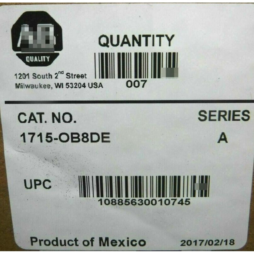 Allen Bradley 1715-OB8DE Digital Output Module Brand New In Stock