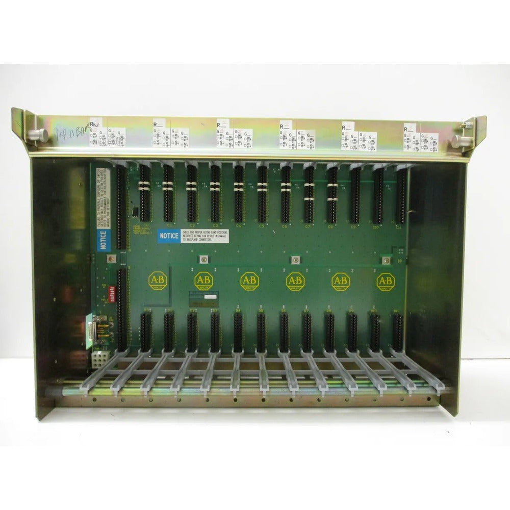Allen Bradley 1771-A3B1 Chassis, Universal Input/Output, 12 Slots, for Use with PLC-5 and 1771 Input/Output