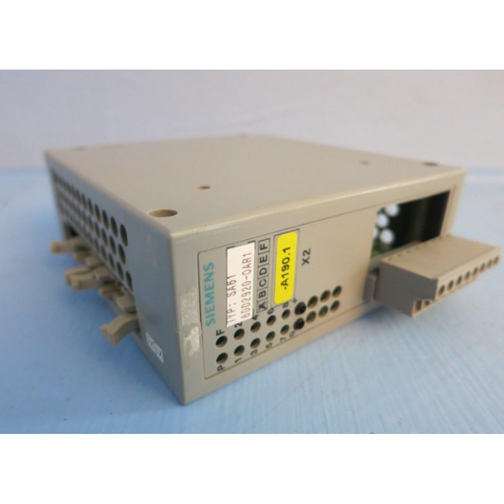 Siemens 6DD2920-0AL0 Trigger Monitoring Logic Module High Quality