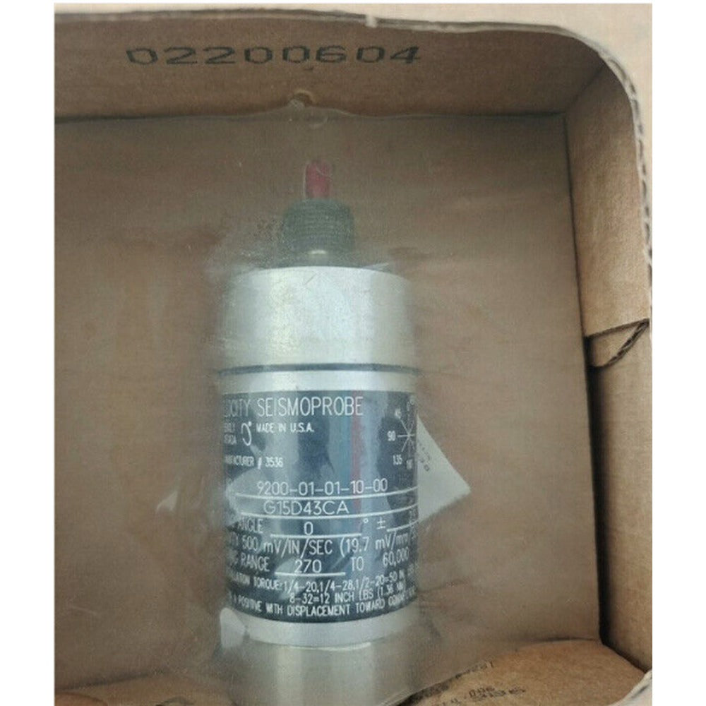 BENTLY NEVADA 9200-01-01-10-00 Two-Wire Velocity Seismoprobe Transducer