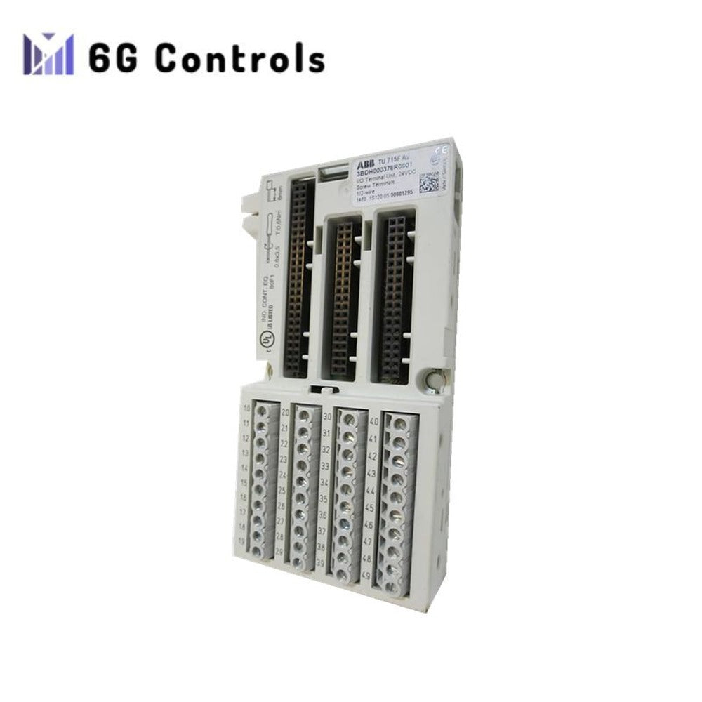 ABB TU715F TU 715F 3BDH000378R0001 I/O Terminal Unit 24 VDC