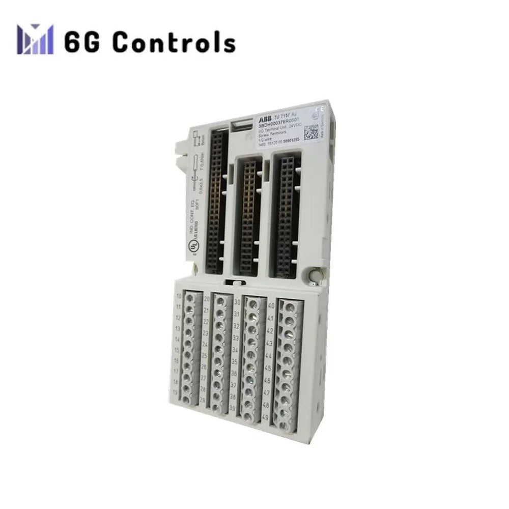 ABB TU715F TU 715F 3BDH000378R0001 I/O Terminal Unit 24 VDC