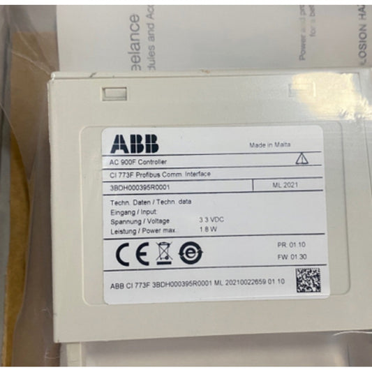 ABB CI773F 3BDH000395R0001Master Module bottom price and brand new