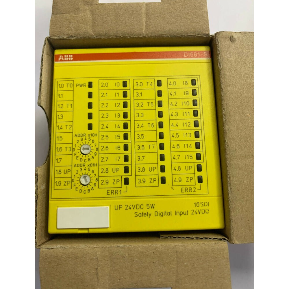 ABB DI581-S 1SAP284000R0001 Digital Input Module - 16 Channels, Fast Response Time