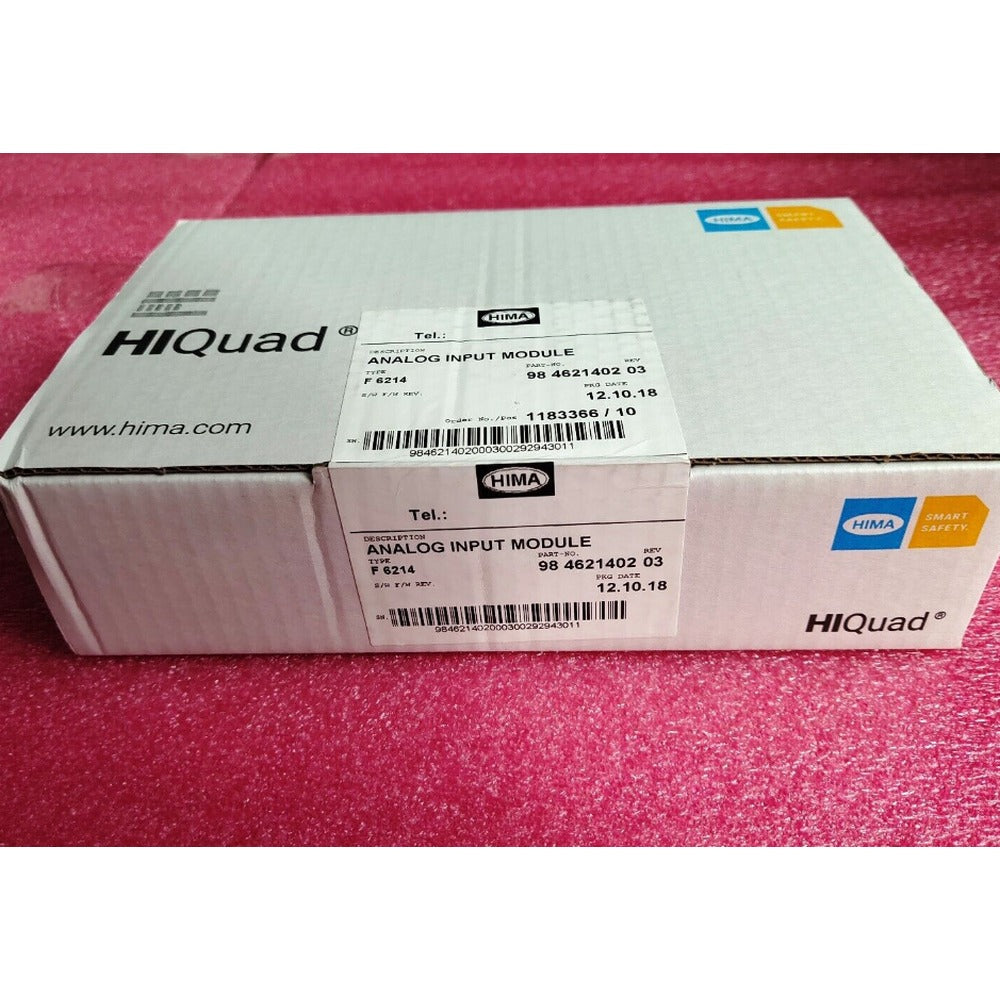HIMA F6214 Analog Input Module first quality and original