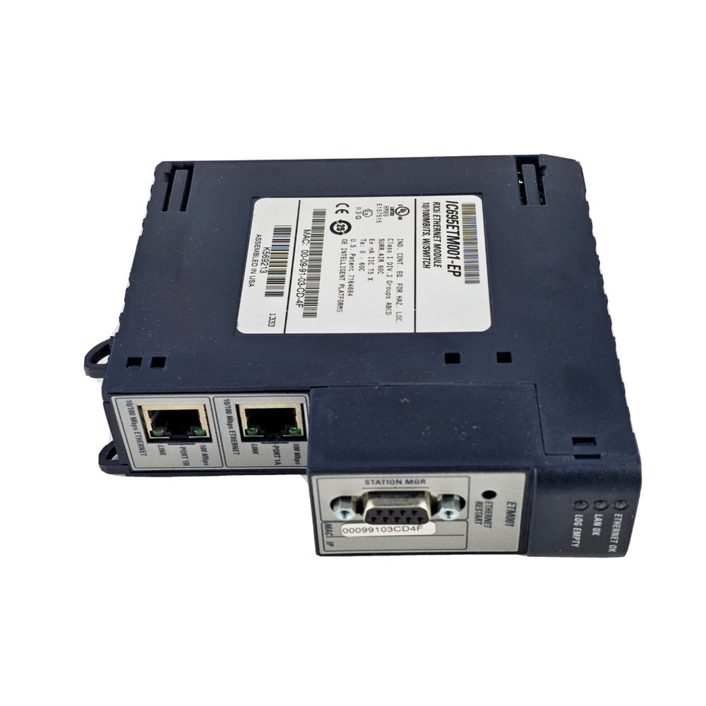 GE IC695ETM001 Ethernet Module W/ Switch new and original