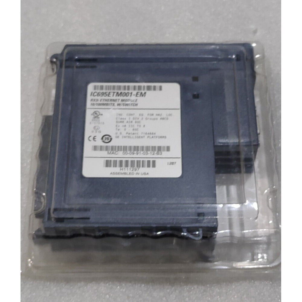 GE IC695ETM001 Ethernet Module W/ Switch new and original