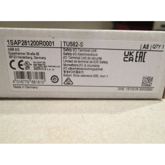 Brand new and original ABB ISAP281200R0001 TU582-S I/O terminal unit