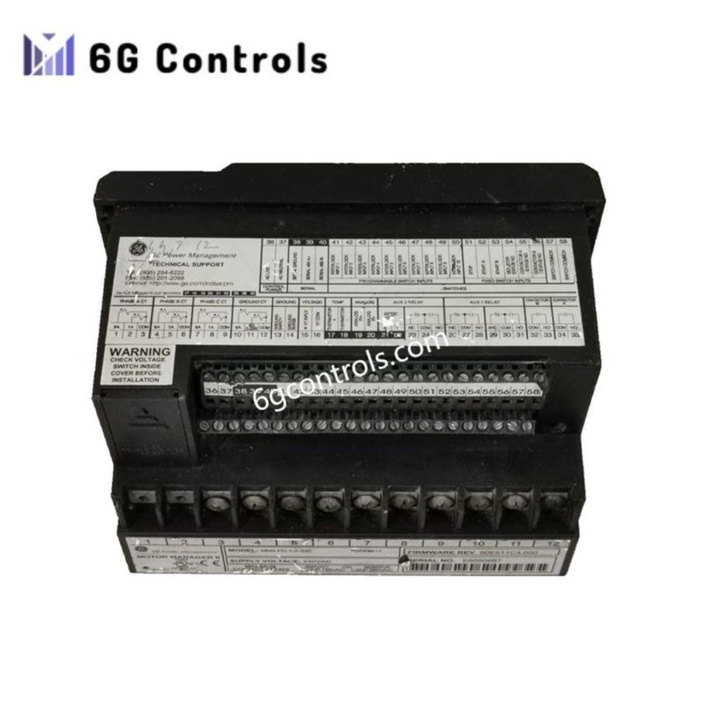 GE Multilin MMII-PD-1-2-240 Motor Management Relay