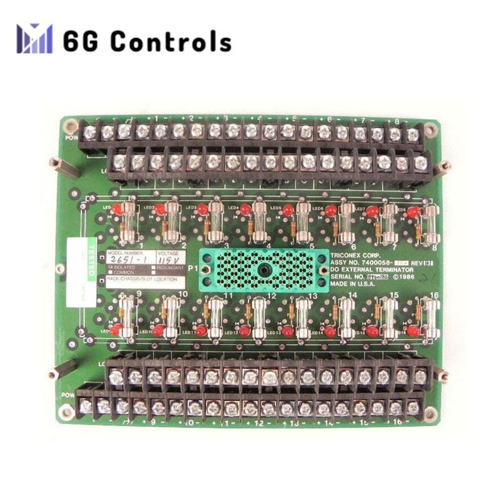 Triconex 000029-020 Analog Output Terminal Block In Stock