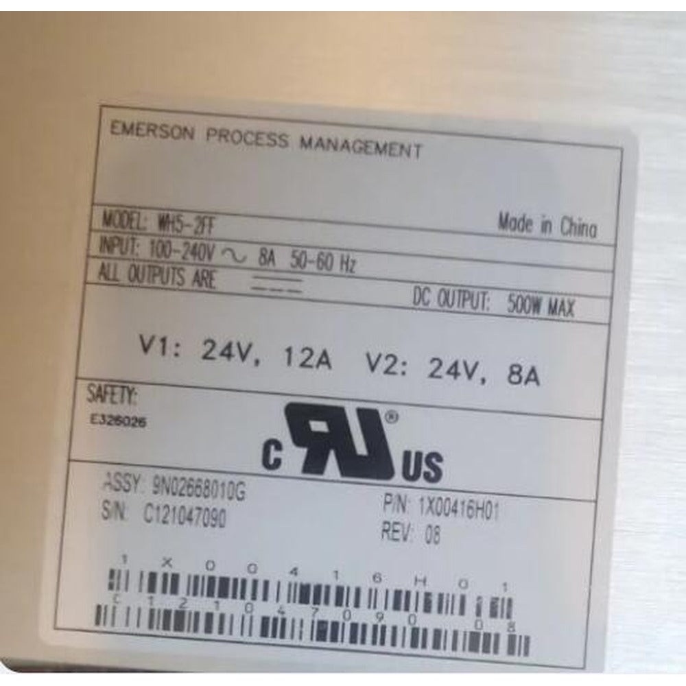Emerson Ovation WESTINGHOUSE WH5-2FF 1X00416H01 Brand new in Stock