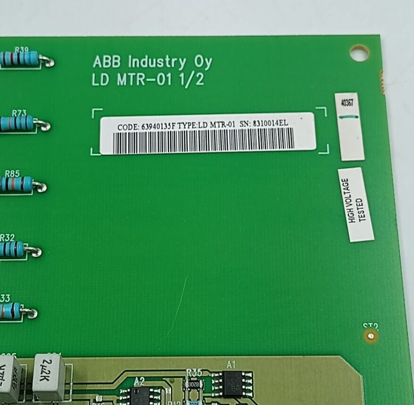 ABB 63940135F LDMTR-01 I / O module good service and original package