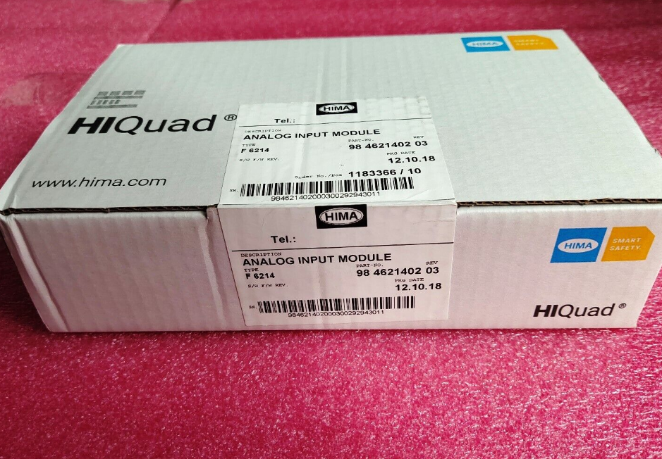 HIMA F6214 Analog Input Module first quality and original