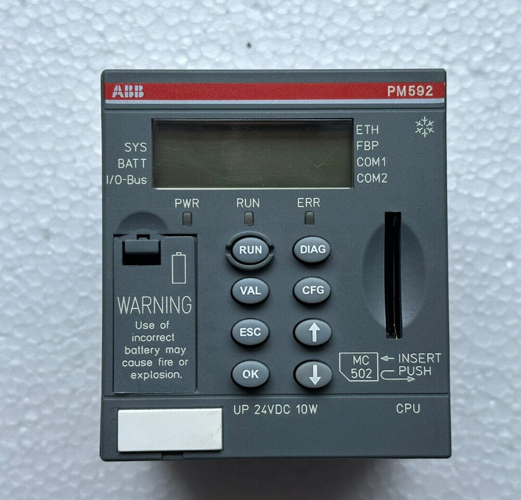 ABB PM592-ETH Central processing unit original and good service