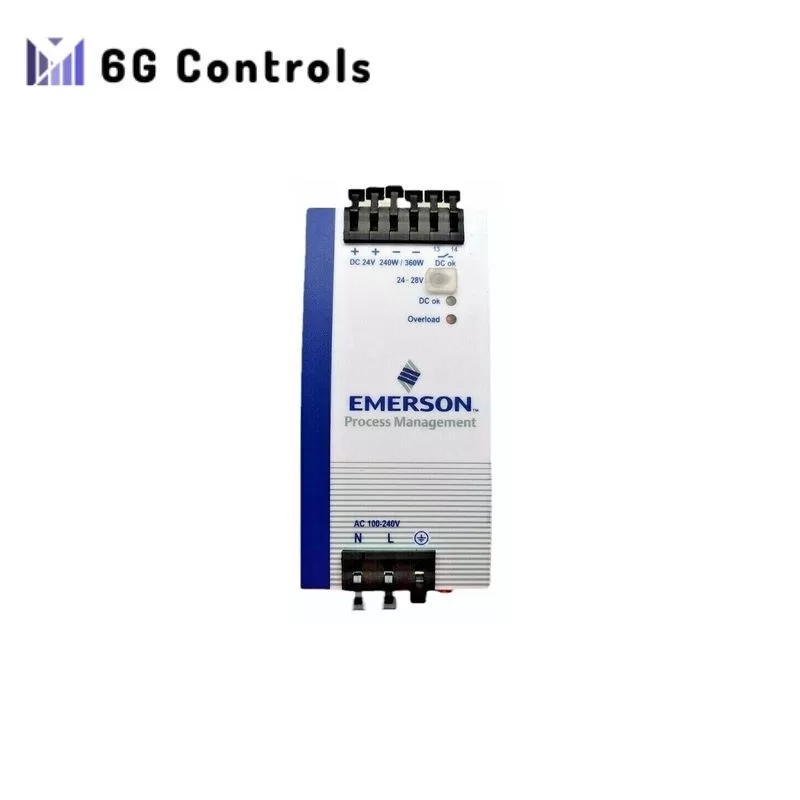Ovation 1X00781H01L Robust DIN-rail Mountable Power Supply