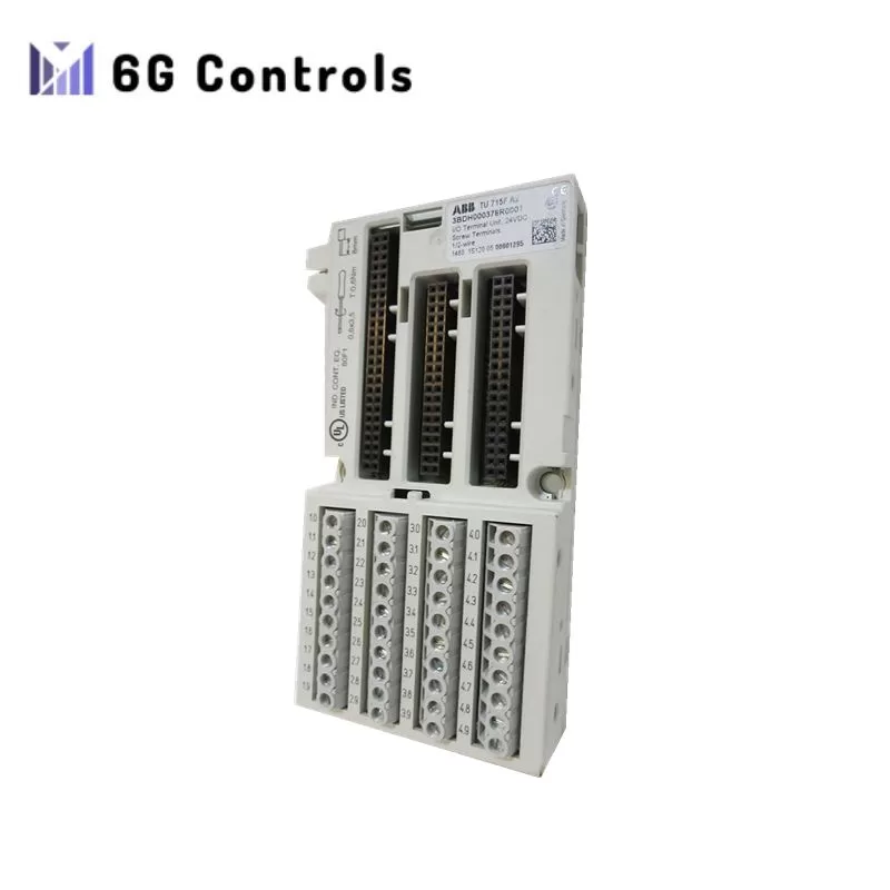 ABB TU715F TU 715F 3BDH000378R0001 I/O Terminal Unit 24 VDC