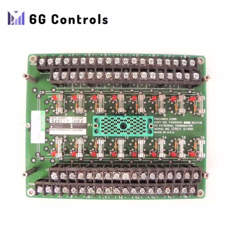 Triconex 000029-020 Analog Output Terminal Block In Stock